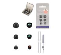 3 Pairs Silicone Earbuds for Sony LinkBuds S/WF-C500/WF-C700N，daunke Replacement Earbuds，3 Different Size (S/M/L)，soft and comfortable，for In-Ear Headphones，Black