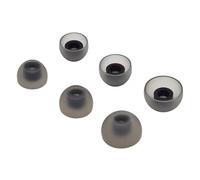 3 Pairs Silicone Eartips for Galaxy Buds 2 Ear Tips,Upgraded 3 Size Anti-Slip Tips with Dust Guard for Samsung Galaxy Buds 2 Replacement Tips,Flexible SM-R177 Ear Tips (Black)