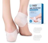 3 Pairs Silicone Heel Protectors, Soft Silicone Heel Cover, Breathable Gel Heel Protector, Comfortable Heel Pads, Relieve Heels