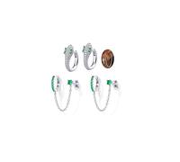 3 Pairs Silver Hoop Earrings Set for Women Double Piercing Earring Hypoallergenic Cartilage Stacks For Multiple Piercing