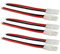 3 Pairs Tamiya Male Connector Adapters Cable with 10cm 14awg Wire