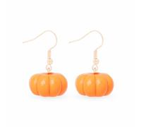 3 Pairs Thanksgiving Fall Handmade Pumpkin Pie Candy Cheese Earrings Unique Polymer Clay Candy Food Triangle Dangle Drop Earrings for Women Pastoral Style Autumn Party Jewelry Gifts, M, Zinc, No