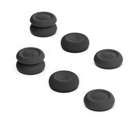 3 Pairs Thumbstick Grip Caps Cover For Ally Joystick Skidproof Silicone Protector Cover Controller Sticks Joystick Protection Attachments Soft Game Console Joystick Thumb Grip (black)