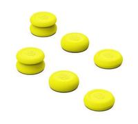 3 Pairs Thumbstick Grip Caps Cover For Ally Joystick Skidproof Silicone Protector Cover Controller Sticks Joystick Protection Attachments Soft Game Console Joystick Thumb Grip (yellow)