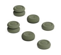 3 Pairs Thumbstick Grip Caps Cover For Ally Joystick Skidproof Silicone Protector Cover Controller Sticks Joystick Protection Attachments Soft Game Console Joystick Thumb Grip (green)