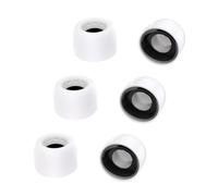 [3 Pairs] TRI Clarion Eartips For AirPods Pro Replacement Ear Tips Silicon Earbud Tips Absorption Noise Clip Design Dustproof Steel Mesh Suitable for the Charging Case(3 Pairs M Size) (XSXSXS)