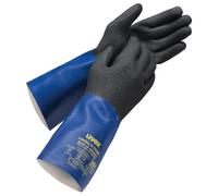 3 Pairs Uvex Glove Waterproof Chemical Resistant Wet Oily Grip Rubber Coating