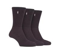 3 Pairs Vintage Leisure Socks Jeep Brown 6-11