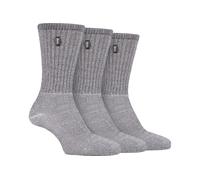 3 Pairs Vintage Leisure Socks Jeep Charcoal 6-11