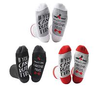 3 Pairs Watching Christmas Movies Socks, If You Can Read This Funny Unisex Novelty Socks for Lovers Women Men Gifts