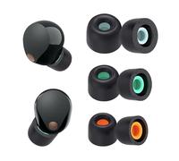 3 Pairs WF-1000XM5 Memory Foam Ear Tips Replacement Comfortable Soft Noise Isolation Earbud Cover Tips Accessories Compatible with Sony WF-1000XM5 Headphones (Black)