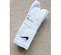 3 PAIRS : XL NIKE PERFORMANCE 11-14 46-50 CREW White / Black Logo SOCKS Box6