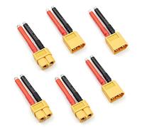 3 Pairs XT60 Plug female and male Connector with 12AWG Silicon Wire for RC Lipo battery Cable Drone