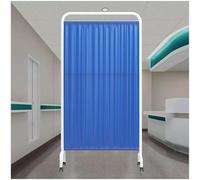 3 Panel Foldable Room Divider, Free Standing Privacy Screen, Portable Partition for Medical Use, Indoor Temporary Fencing