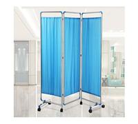 3 Panel Folding Medical Privacy Screen With Wheels, 6ft High Room Divider Clinic/Patient/Examination Room Temporary Fence