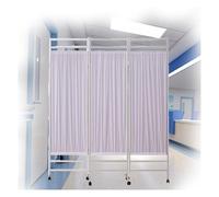 3-Panel Medical Privacy Screen, Adult Foldable Room Divider, 6-Foot High Temporary Fence For Clinic/Patient/Exam Rooms(Color-1)
