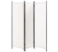 3 Panel Room Divider NARNI 160 cm 170 cm White