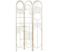 3 Panel Room Divider TURANIA Gold