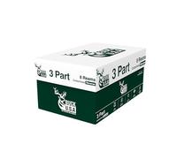 3 Part Reverse Carbonless NCR Paper (5900), 8 Reams, 8.5" x 11" Collated Paper, 1336 Sets, 4008 Sheets, 92 Bright, CF Pink/CFB Canary/CB White - Ideal for Laser & Digital Printers