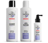 3-Part System, System 5 Chemically Treated Hair with Light Thinning, Hair Thickening Treatmen