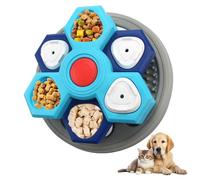 3 Part Turning Slow Feeder Bowl for Dogs Produced From Safe PP Build with Neat Structure Permanent Dog Bowl
