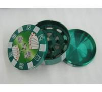 3 Parts Aluminium Poker Chip Polinator Herb Grinder (colors may vary)