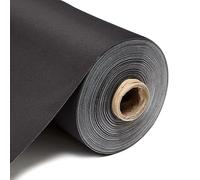 3 Pass Thermal Blackout Curtain Lining Fabric - 33 Inch Wide - Energy Saving Material for Windows, Blinds, Caravan Curtain Fabric (10 Metre, Black)