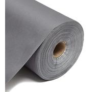 3 Pass Thermal Blackout Curtain Lining Fabric - 33 Inch Wide - Energy Saving Material for Windows, Blinds, Caravan Curtain Fabric (3 Metre, Charcoal)