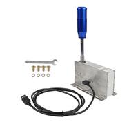 3. PC/Console Sequential Gear Shifter Fast-Action Aluminum Controller Seamless Integration Aluminum Alloy Racing Gear Shifter