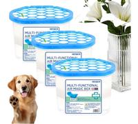 3 PC Multi Functional Air Purifier Box, 350ML Air Magic Box, Indoor Airs Purification Dust Removal Magic Boxs Plant-Based and Harmless for homes office bedroom and pet areas