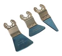 3 Pc Quick Change Multi-Tool Scraper Blade Set - Flexible Rigid & Sharp Blades