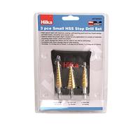 3 PC Small HSS Step Drill Set