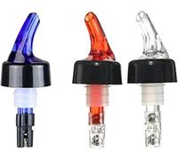 3 Pc sMeasure Liquor Pourers, Quick Shot Spirit Measure Pourer Drinks Wine Cocktail Dispenser (30ML/Purple)