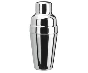 3-Pc Stainless Steel Cocktail Shaker w/ Ice Retainer 500ml