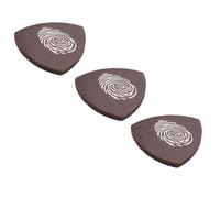 3 Pcs 1 Set Leather Picks Multipurpose Picks Leather Guitar Plectrums Ukulele Replacement Musical Instruments Supplies Exquisite Ukelele Exquisite Guitar