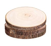 3 Pcs 10-12 Inch Large Wood Slices for Centerpieces, Wood Rounds for Wedding Centerpiece, DIY Projects, Painting, Etc