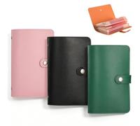 3 Pcs 100 Envelopes Money Saving Challenge, Money Saving Wallet 3 Colors