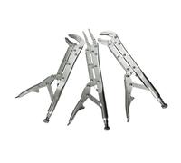 3 Pcs 12in. Extended Long Locking Vise-Grip Pliers Straight 45 Degree 80 Degree Vise-Grip Pliers