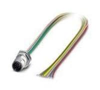 3 pcs : 1551914 - Circular Metric Connectors SACC-DSI-MS- 8CON-M12/0,5 SCO