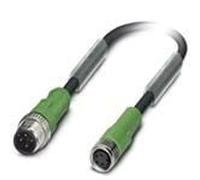 3 pcs : 1694923 - Sensor Cables / Actuator Cables SAC-4P-M12MS /0,3-PUR/M 8FS