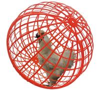 3 PCS 19.6" Movable Ball-Shaped Animals & Poultry Cages,Pet Safe Walking Net, Farm Courtyard Outdoor Accessible Rolling Rabbit Duck Hutch Chicken Coop,Preventing Dog Bites Trampled by Horse