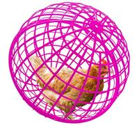 3 PCS 19.6" Movable Ball-Shaped Animals & Poultry Cages,Pet Safe Walking Net, Farm Courtyard Outdoor Accessible Rolling Rabbit Duck Hutch Chicken Coop,Preventing Dog Bites Trampled by Horse