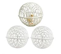 3 Pcs 2026 Chicken Balls Cage for Outside,Plastic Rolling Orb Movable for Chickens Rabbits Birds Pigeons,Movable 3 Pieces GlobeSmall Animal Houses Habitats,Pet Removable Prevent Harassment Hutch
