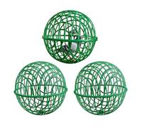 3 Pcs 2026 Chicken Balls Cage for Outside,Plastic Rolling Orb Movable for Chickens Rabbits Birds Pigeons,Movable 3 Pieces GlobeSmall Animal Houses Habitats,Pet Removable Prevent Harassment Hutch