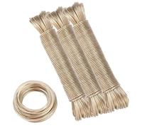 3 Pcs 20m Washing Line Rope with Steel Core, Heavy-Duty Clothesline, Rot, Mould & Weather Resistant, PVC Cover Laundry Lines for Indoor, Outdoor, Garden