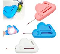 3 PCS 3-in-1 Magnetic Seam Guide with Seam Ripper & 4cm Scale - Universal Sewing Machine Accessories (Blue, White, Pink)