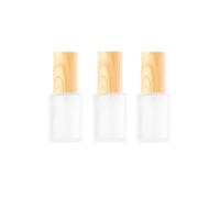 3 Pcs 30ml 1oz Glass Travel Bottles for Toiletries Mini Soap Dispenser Travel Pump Bottle Lotion Dispenser Bottle Containers Jar for Liquid Shampoo Cream Essential Oils(Translucent)