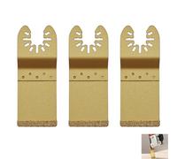 3 PCS 35mm Carbide End Cut Blade, Carbide End Cut Blade Compatible with Dewalt Worx Stanley Fatmax Wolf Erbauer for Oscillating Multitools, Ideal for Chasing in Plaster, Brick Cutting, Grout Removal