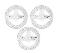 3 Pcs 360 Degree Protractors, Circular Protractor, Plastic Protractor, Transparent Full Round Measuring Tool with Clear Scale, 10 Cm Durable Geometry Accessories for Students, Teachers, School Use