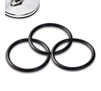 3 Pcs 38mm Bath Plug Seal O-Rings Seal Rubber Replacement O-Ring Gaskets for Pop-Up Basin Drain Bath Plug Rubber Bathroom Basin Universal Spare Seals Sink Strainer Washers